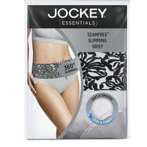 Jockey Essentials 3XL Women's Seamfree Slimming Brief Panties Cooling Shapewear